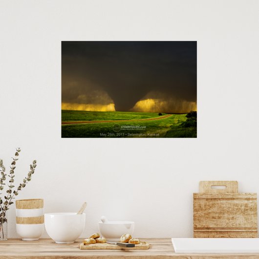 20" x 30", affiche Tornado (Cuisine)