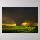 20" x 30", affiche Tornado (Devant)