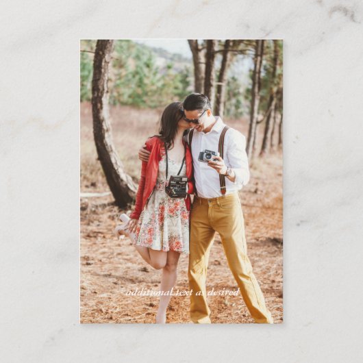 20 x Budget PHOTO Mariage Invitations avec ENVL. (Dos)