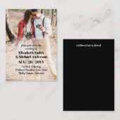 20 x Budget PHOTO Mariage Invitations avec ENVL. (Devant / Derrière)