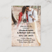 20 x Budget PHOTO Mariage Invitations avec ENVL. (Devant)