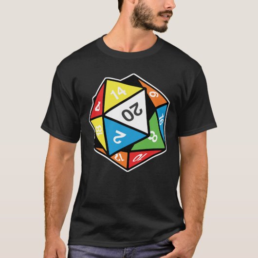 20-zijdige puzzel t-shirt (Voorkant)