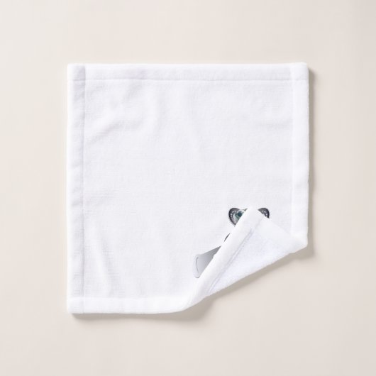 20e anniversaire du Mariage Claddaugh  (Gant de toilette)