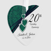 20e anniversaire du Mariage Emerald Conception de  (devant)