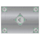 20e anniversaire du Mariage émeraude Nappe (Devant (Horizontal))