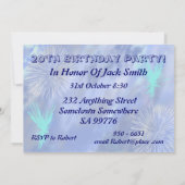 20e anniversaire invitation (Dos)