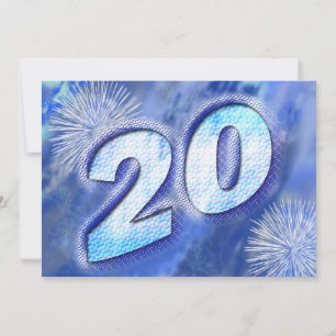 20e anniversaire invitation