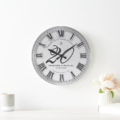 20e anniversaire Mariage d'argent Grande horloge (Maison)