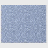20e Birthday Blue/White Random Number Pattern 20 Cadeaupapier (Vlak)