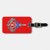 20e Brigade Ingenieurs Bagagelabel (Voorkant horizontaal)