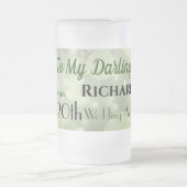 20e bruiloft Jubileum echtgenoot Matglas Bierpul (Center)