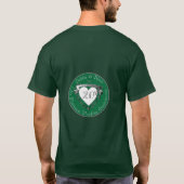 20e bruiloft Jubileum Heart Emerald T-shirt (Achterkant)