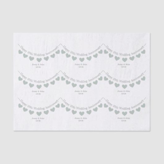 20e China Wedding Jubileum paper Tissuepapier (Voorkant)