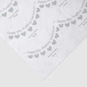 20e China Wedding Jubileum paper Tissuepapier (Detail)