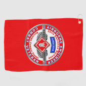 20e Engineer Brigade Airborne Golfhanddoek (Horizontaal)