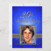 20e fête d'anniversaire Invitation (Devant)