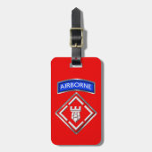 20e Geniebataljon  Bagagelabel (Voorkant verticaal)
