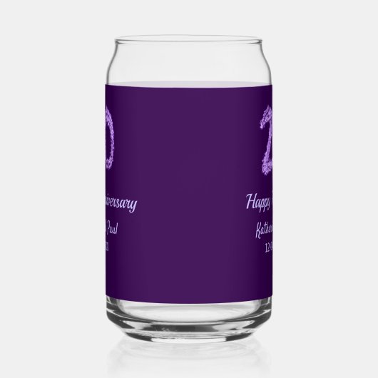 20e heureux anniversaire ajouter nom du couple dat (Droite)