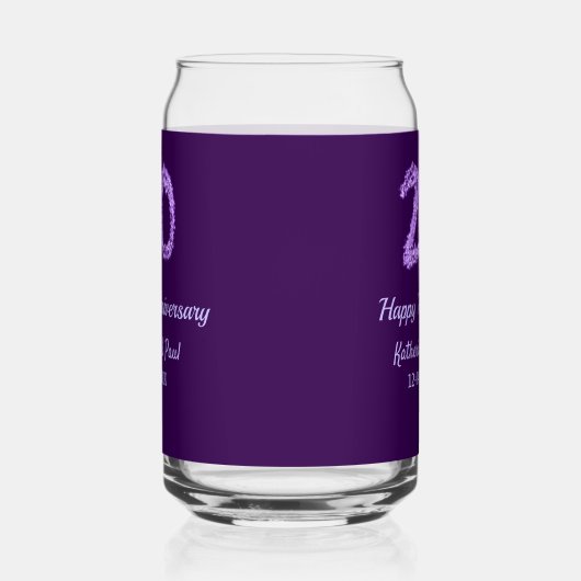 20e heureux anniversaire ajouter nom du couple dat (Gauche)