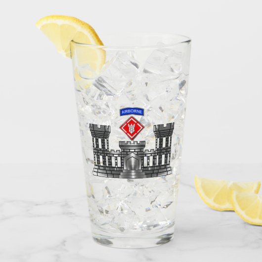 20e ingenieur brigade-Airborne Chrome Castle Glas (Voorkant ijs)