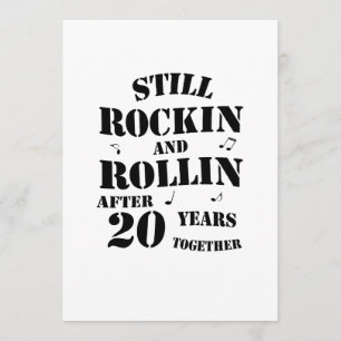 20e Jubileum - 20 jaar relatiegeschenk Kaart