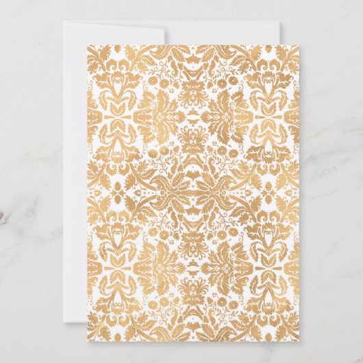 20e Jubileum - Gold White Kaart (Achterkant)