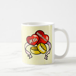 20e Jubileum voor bruiloft Koffiemok