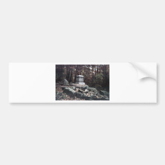 20e Maine Memorial over Little Round Top Gettysbur Bumpersticker