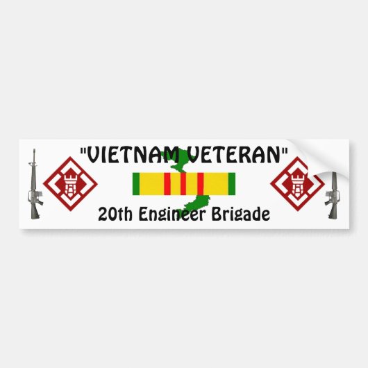 20e motorrijtuigenbrigade-bumpersticker bumpersticker (Voorkant)