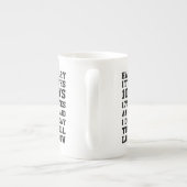 20e Mug à l'occasion de l'anniversaire de la Chine (Dos)