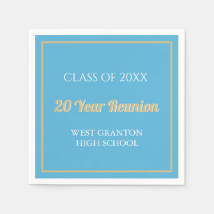 20e Reunion Fun! CUSTOM Reunion Napkins Servet