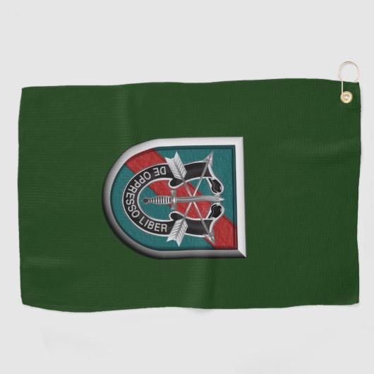 20e Special Forces Group (Airborne) Insignia Golfhanddoek (Horizontaal)
