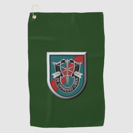 20e Special Forces Group (Airborne) Insignia Golfhanddoek (Voorkant)