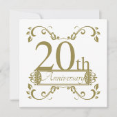 20e trouwdag kaart (Voorkant)