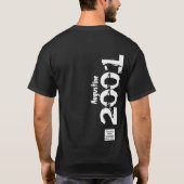 20e Verjaardag 2001 Naam Legends  Distressed T-shirt (Achterkant)