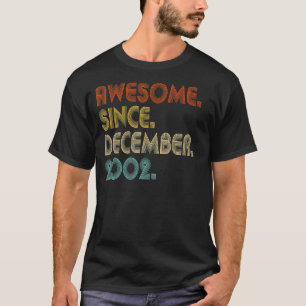 20e verjaardag 20 jaar Geweldige sinds december T-shirt