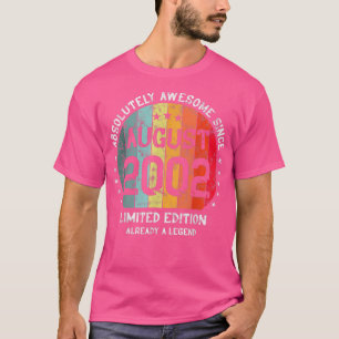 20e verjaardag Absoluut Geweldige sinds augustus 2 T-shirt