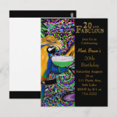 20e verjaardag briefkaart (Voorkant / Achterkant)