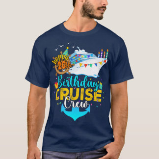 20e verjaardag Cruise Crew T-shirt