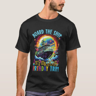 20e verjaardag cruise vakantie 20 jaar oud schip L T-shirt