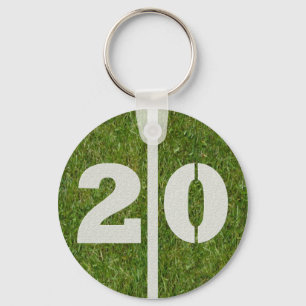 20e verjaardag Favor Sleutelhanger