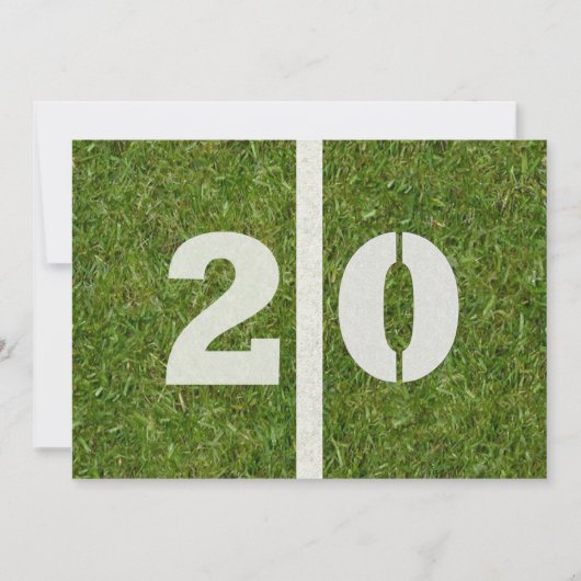 20e verjaardag! kaart (Voorkant)