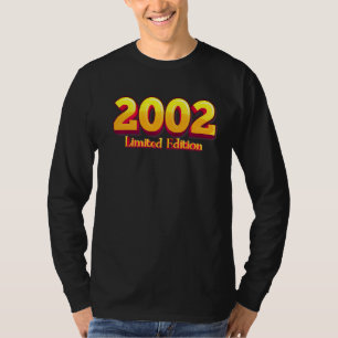 20e verjaardag Mannen dames 20 jaar 2002 62 T-shirt