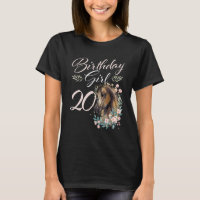 20e verjaardag meisje paard 20 jaar oud Bday