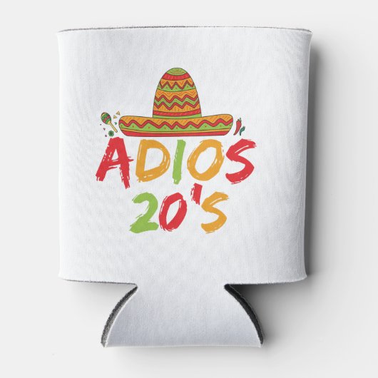 20e Verjaardag Mexicaanse Feest Cinco de Mayo Fies Blikjeskoeler (Voorkant)