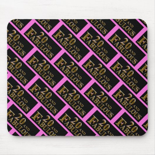 20e verjaardag muismat (Voorkant)