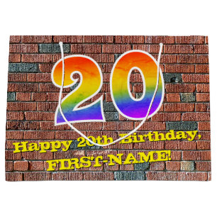 20e verjaardag: Plezier, op graffiti geïnspireerde Groot Cadeauzakje