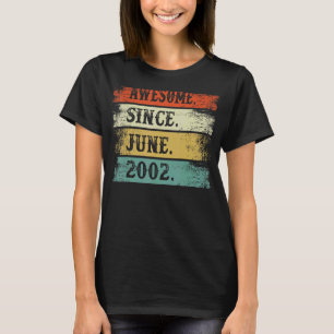 20e Vintage Geweldige sinds juni 2002 20 T-shirt