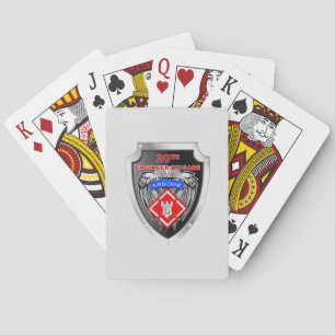 20e werktuigkundige brigade-in de lucht pokerkaarten