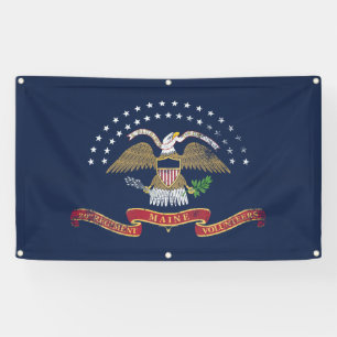 20ème Bannière de drapeau du Maine - cru afflig